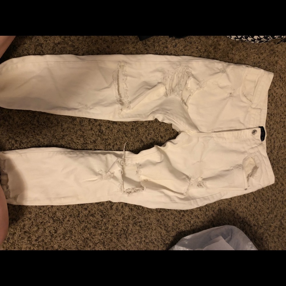 White jeans